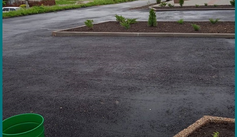 В деревне Подборки сделали новую спортплощадку