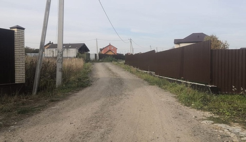 В калужской деревне Шопино уличное освещение появится в следующем году