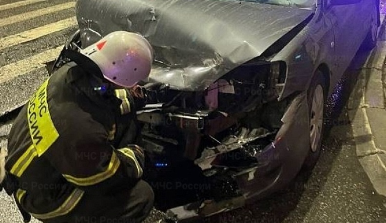 Два японских авто столкнулись в центре Калуги