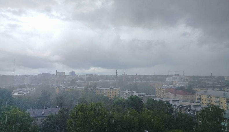 В Калуге снова идут дожди