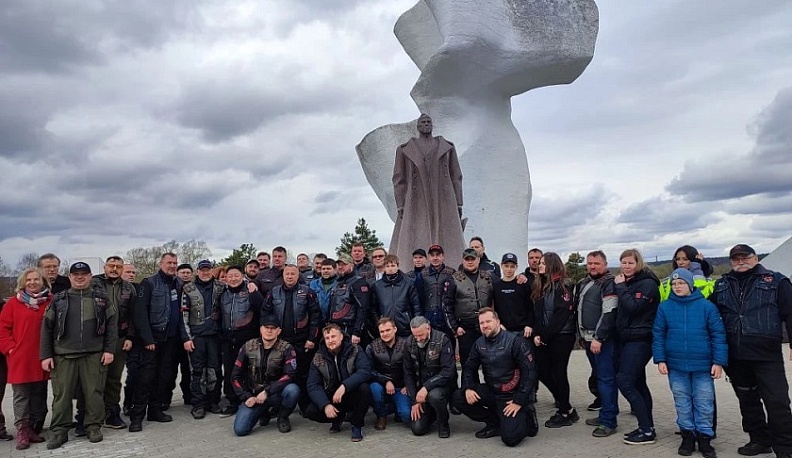 Мотомарш «Дороги Победы. Кавказ – кузница героев» впервые побывал на  Калужской земле