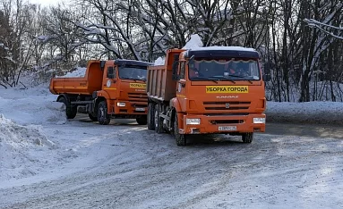 В Калуге для ликвидации снега задействована снегоплавильная установка