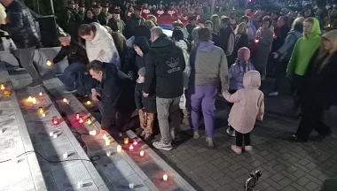 Сотни жителей Кондрова стали участниками Всероссийской акции «Свеча памяти»